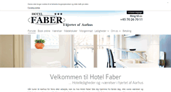 Desktop Screenshot of hotel-faber.dk