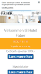 Mobile Screenshot of hotel-faber.dk
