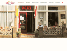 Tablet Screenshot of hotel-faber.nl